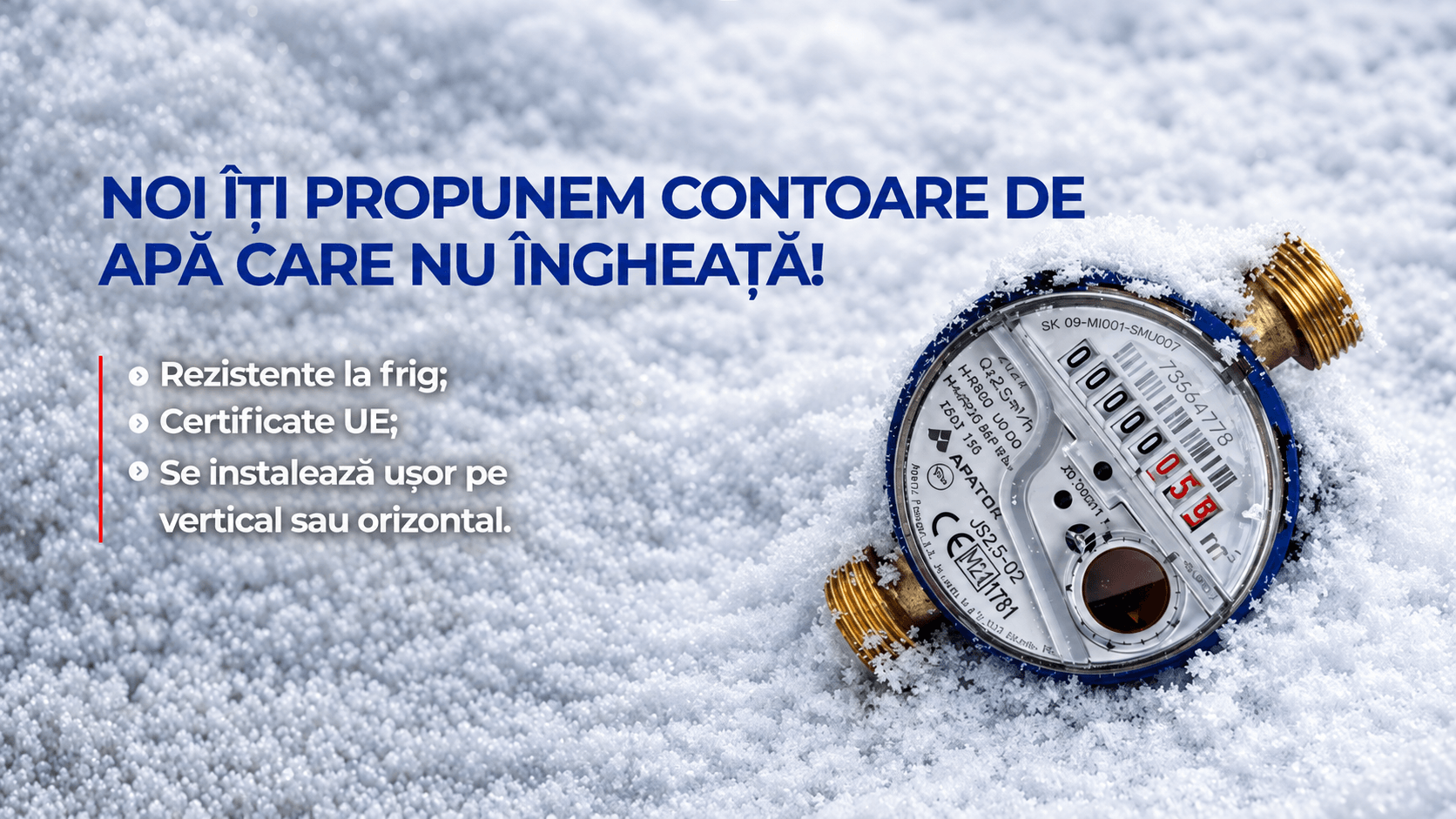 contoare de apa Moldova