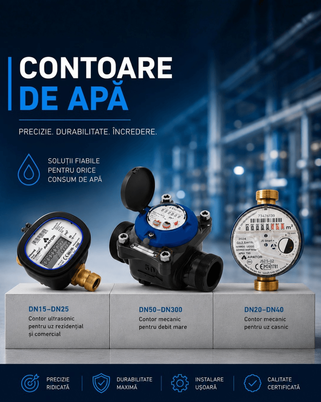 Contoare de apa 